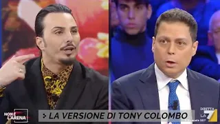 Tony Colombo e Tina Rispoli ospiti da Giletti a Non è l'Arena  19/01/2020