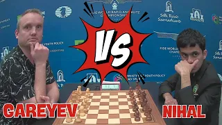 Gareyev Timur VS Nihal Sarin II 2023 FIDE World Rapid Championship R4
