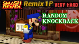 Smash Remix - Classic Mode Remix 1P Random Knockback with Luigi