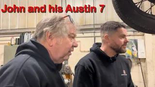 Why did John have to rebuild the Austin 7 Special engine??