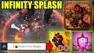 INFINITY SPLASH WITH BAD JUJU + TREE TALENT Ability Draft Dota 2