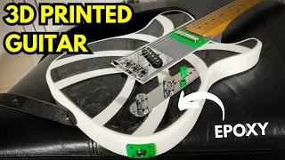 3D Printed Telecaster Functional Electric Guitar! Step by Step Build