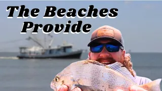 Surf Fishing Louisiana Beaches (Grand Isle)