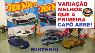 O MISTÉRIO DO PORTA MALAS DO HOT WHEELS DELOREAN, ABRE OU NÃO ? MODELOS QUE A 2a VARIAÇÃO SUPERA 1a