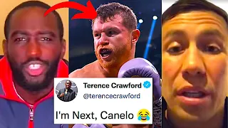 BOXERS REACT TO CANELO BEATS JERMELL CHARLO | CANELO VS CHARLO REACTION