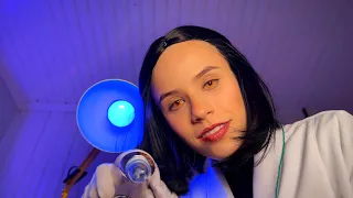 ASMR TE EXAMINANDO POR INTEIRO em um LABORATÓRIO DIFERENTE - Roleplay futurista 🧪 🥼