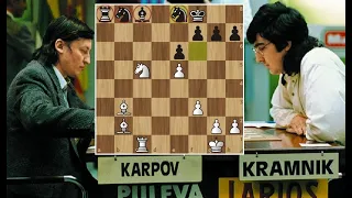 В.Крамник-А.Карпов: СЛАБАЯ 8-я горизонталь! Шахматы.
