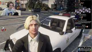 Police cant stop Laughing after xQc send them a Sign of Peace | GTA 5 RP NoPixel