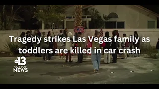 Tragedy strikes Las Vegas family as toddlers are killed in car crash