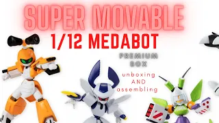 SUPER MOVABLE 1/12 MEDABOT set from PBANDAI unboxing and full assemble