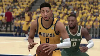 Milwaukee Bucks vs Indiana Pacers - NBA Playoffs 2024 Game 4 Full Game Highlights (NBA 2K24 Sim)