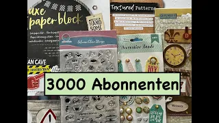 Dankeschön 3000 Abonennten - Gewinnspiel