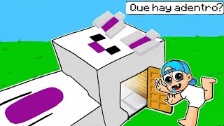 ¿QUÉ HAY DENTRO DE LA CABEZA DE CAPITAN WINKI EN MINECRAFT?😂CON BEBE NOOB Y PECHOCHIN..