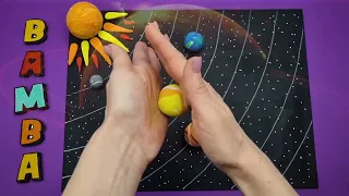 PLANETAS DO SISTEMA SOLAR | Maquete com Massinha | Vídeo educativo