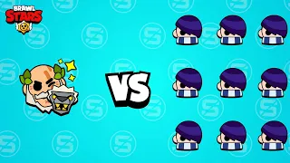 1 Sam brawler Vs 9 same brawlers