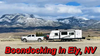 Boondocking in Ely, Nevada