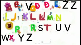 Pocoyo's Serbian Alphabet But Latin