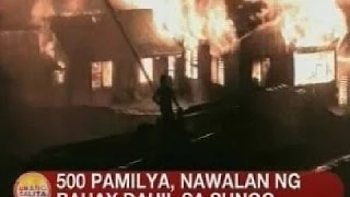 UB: 500 pamilya sa Zamboanga City, nawalan ng bahay dahil sa sunog