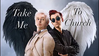 Good Omens 2/ Crowley and Aziraphale/ Hozier — Take Me To Church