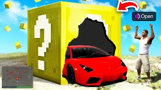 SUPERCAR LUCKY BLOCKS Openen In GTA 5! (Mod)