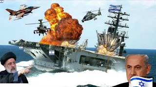 Irani Fighter Jets, Drone & War Helicopters Attack on Israeli Oil Supply Convoy in Jerusalem - GTA V