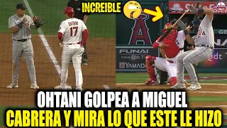 Así SHOHEI OHTANI GOLPEA en la CARA a MIGUEL CABRERA y MIRA LO QUE ESTE LE HIZO NO LO CREERÁS | MLB