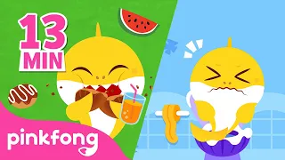 [ALL] Lagu Toilet Bayi Hiu dan lain-lain | Sehari Bersama Bayi Hiu | Lagu Anak | Pinkfong Baby Shark