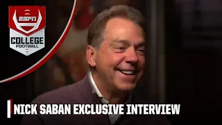 Exclusive Nick Saban interview after his Alabama retirement w/ Rece Davis 🔊 | ESPN College Football