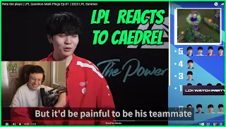 Caedrel Reacts To LPL Question Mark Pings FT. Caedrel & IWD Plays