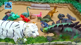 Jurassic Dinosaurs 🦖🦕 Muddy Adventure with Strongest World Animals for Kids Fun Learning