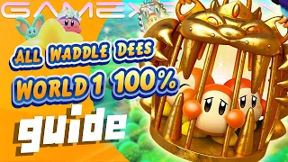 All Waddle Dee Locations: World 1: Natural Plains - Kirby and the Forgotten Land (100% Guide)