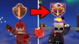 How to Reach DRAGON HUNTER without Rune in BedWars Rank Mode! (Blockman Go Tips and Tricks)