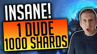 1 DUDE 1000 ANCIENT SHARDS! THIS IS DISGUSTING! | Raid: Shadow Legends| Raid: Shadow Legends