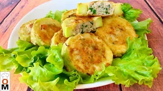 Кабачки Фаршированные Мясом, (Сочные Котлетки)