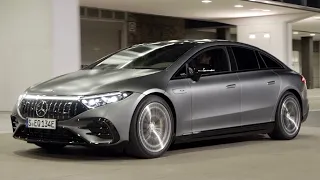 Mercedes EQS 53 AMG - FIRST LOOK exterior, interior & DRIVING sound