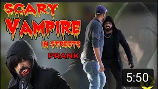 Vampire Prank In Streets ( Halloween Special ) | Dumb Pranks | 😂💔🤯🤬