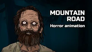 Mountain road. Horror animated story №58