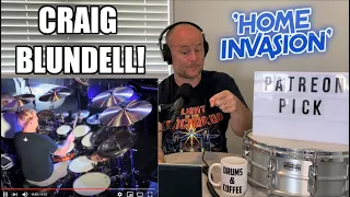 Drum Teacher Reacts | CRAIG BLUNDELL - Steven Wilson - 'Home Invasion' | (2020 Reaction) WOW!