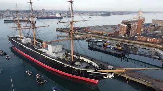 HMS Warrior (1860) - First Armoured Battleship of the Royal Navy