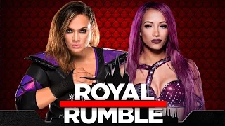 WWE Royal Rumble 2017: Sasha Banks Vs Nia Jax [Simulation]