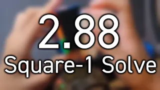 Square-1 Solved in 2.88 Seconds