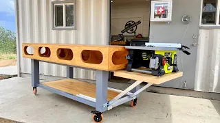 Tablesaw UPGRADE for my Paulk Inspired Workbench