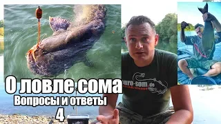 О ловле сома. Вопросы и ответы 4. Рыбалка на сома, оснастка, способы ловли.