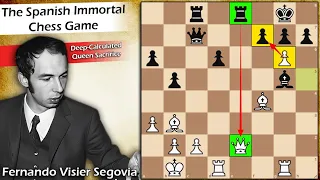 The 'Spanish Immortal' Chess Game | Segovia vs Curbelo 1968