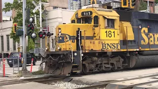 (ATSF 181!) Begbie Dr railroad Crossing/Quayside Dr Railroad Crossing #1 New Westminster BC (Vid 2)