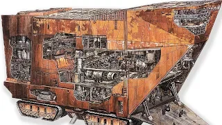 Jawa Sandcrawler INSIDE Tour, Breakdown & History (Star Wars Vehicles)