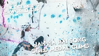 Han Na Rai Song | Women's Lead Gold Medal Climb | Rabenstein