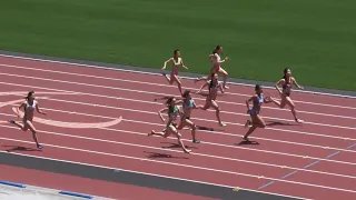 女子1部200m準決勝1組　関東インカレ2022