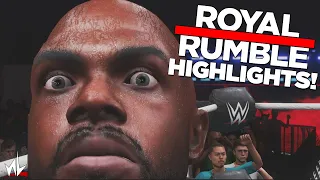 nL Highlights - ROYAL RUMBLE 2022 SIM! [WWE 2K20]