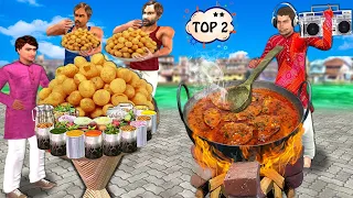 Roadside Pani Puri Wala Golgappa Challenge Radio Rasoiya Street Food Hindi Kahani Hindi Comedy Video